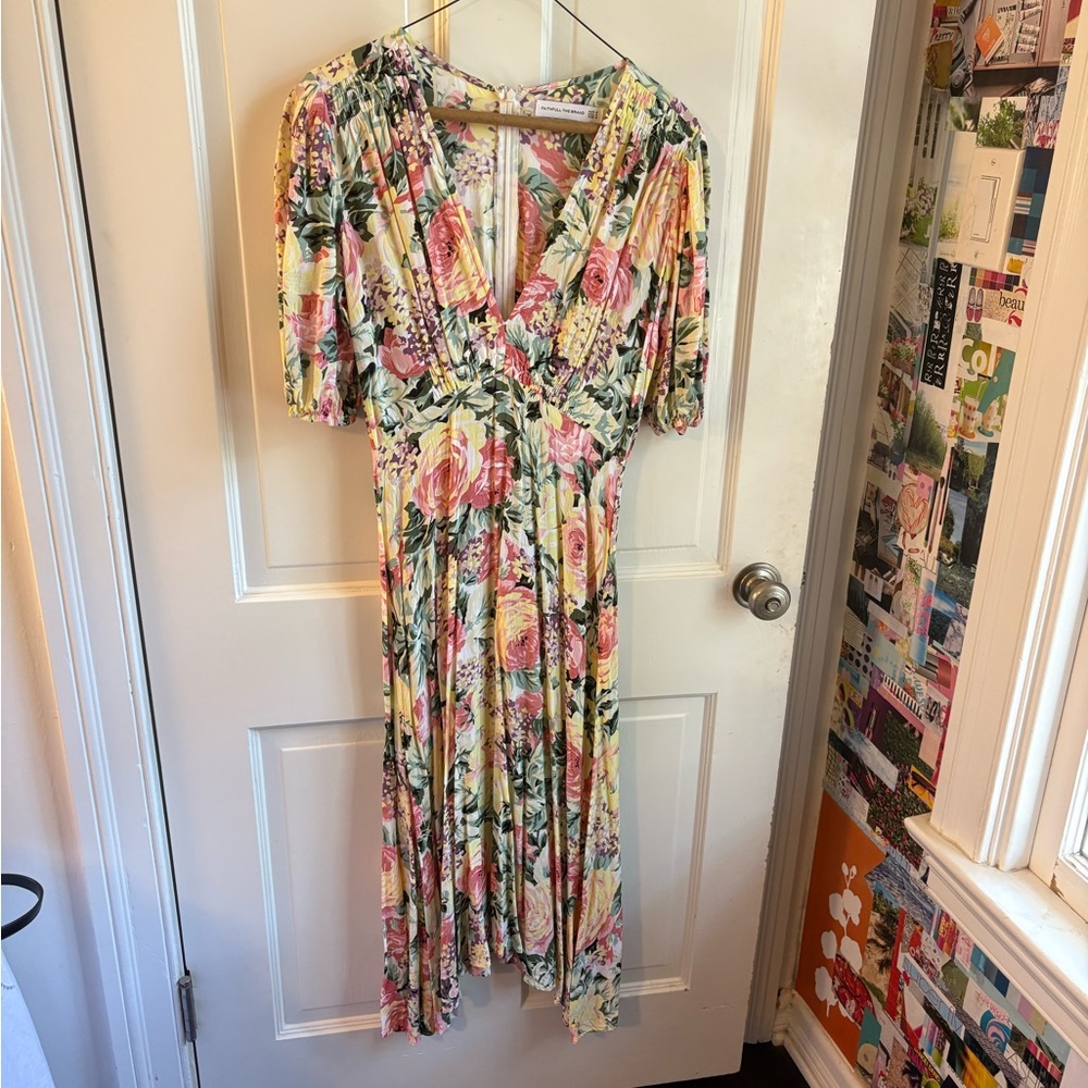 Floral V-Neck Dress